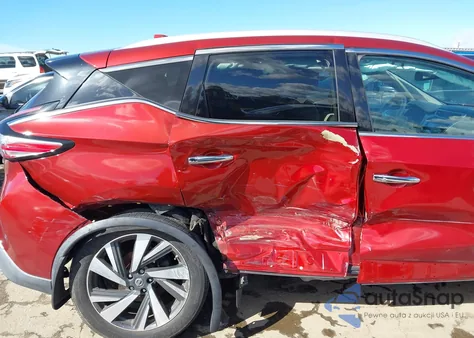 2018 Nissan Murano Platinum z USA, uszkodzony, nr VIN 5N1AZ2MG1JN159929